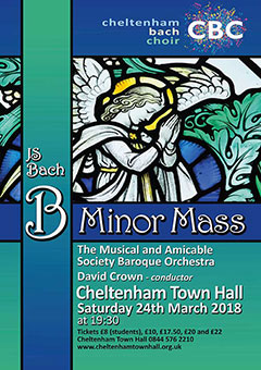Bach B Minor Mass performed by Cheltenham Bach Choir in 2018